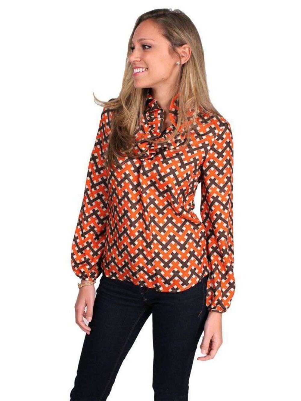 Elizabeth McKay Silk Blouse, Size 10